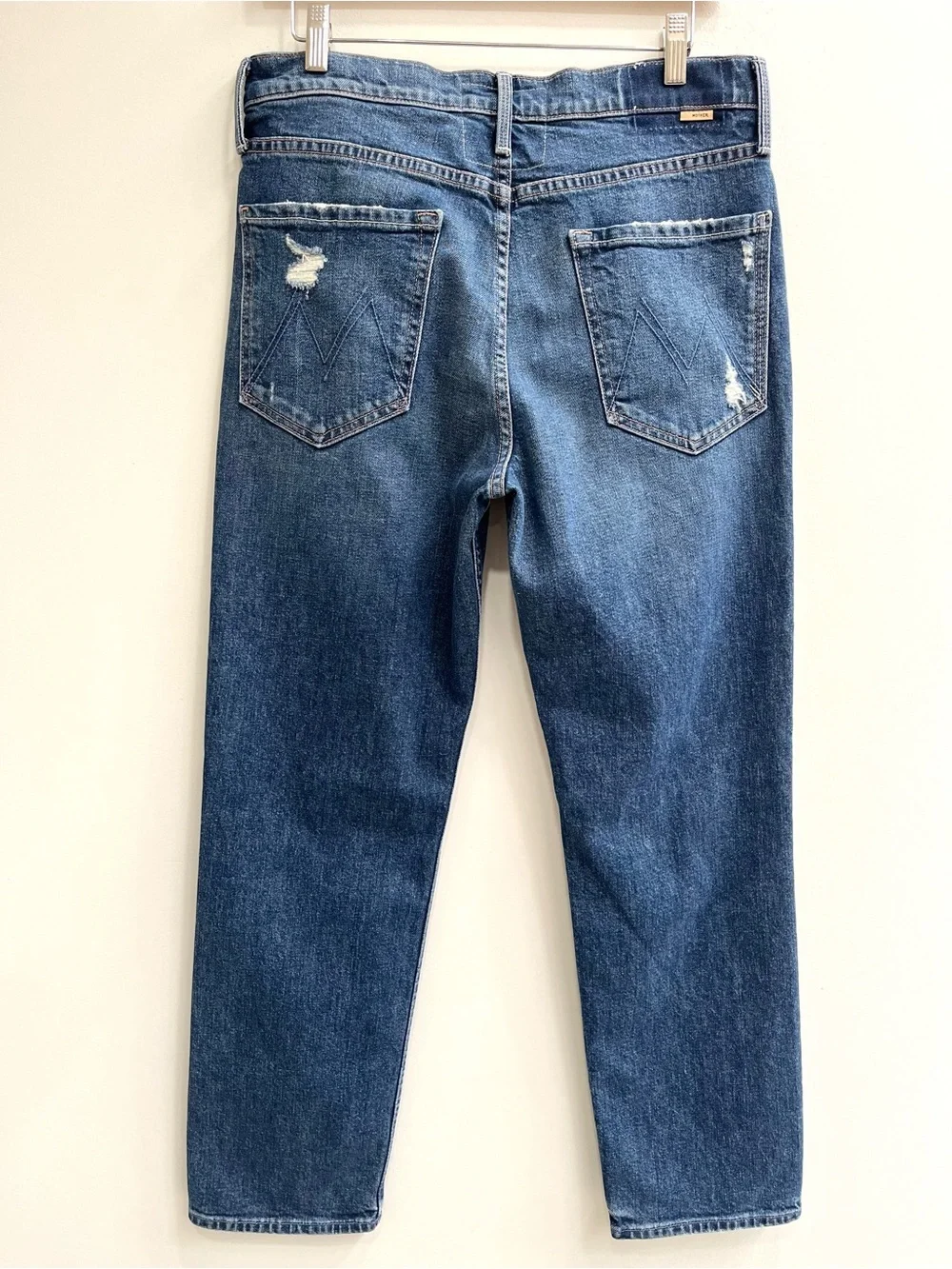 MOTHER SUPERIOR Pixie Tomcat Ankle Jeans in Born To Bite Exposed Button Fly 31 - Picture 7 of 16
